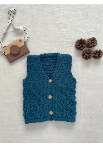 Puffy Petek Model Erkek Bebek Yelek