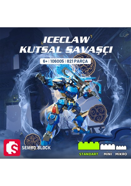 Iceclaw Kutsal Savaşçı Yapı Bloğu Seti - 821 Parça fiyatları