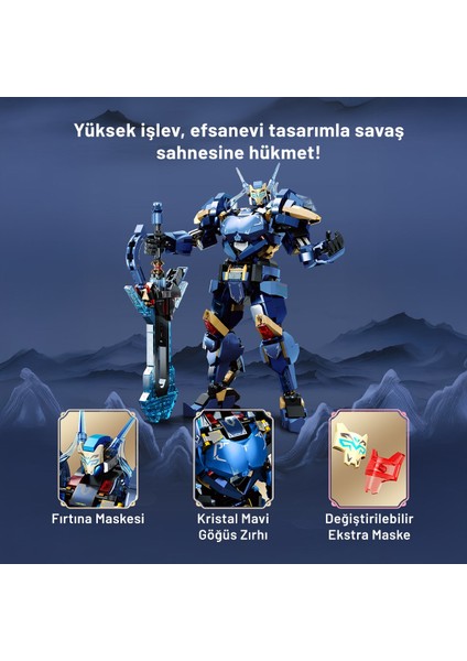Iceclaw Kutsal Savaşçı Yapı Bloğu Seti - 821 Parça indirimleri