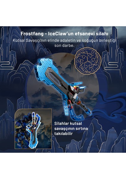 Iceclaw Kutsal Savaşçı Yapı Bloğu Seti - 821 Parça