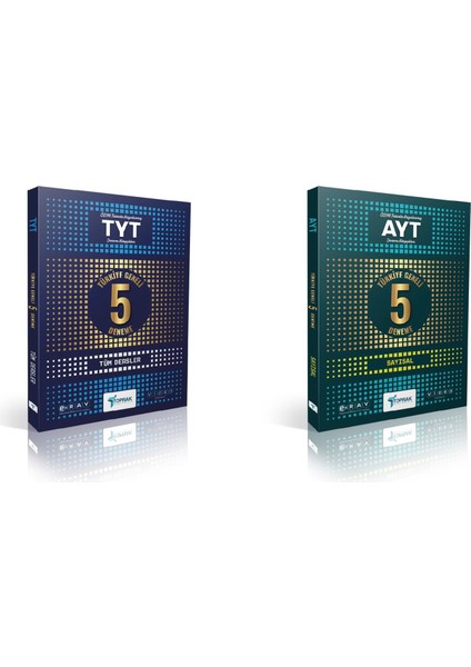 Toprak 2025 Tyt + Ayt Sayısal 5 Genel Deneme Seti 2 Kitap