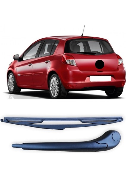 Renault Clio 3 Iıı Hb 2005-2011 Arka Cam Silecek Kolu ve Süpürgesi Takım 7701059392