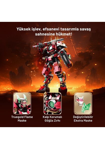 Crimson Bladeform Kutsal Savaşçı Yapı Bloğu Seti - 921 Parça indirimleri