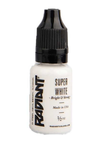 Super White - Radiant Tattoo Dövme Boyası - 0,5OZ/15ML