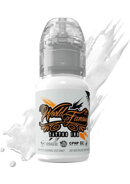 Portrait White - World Famous Ink Dövme Boyası - 1/2OZ/15ML