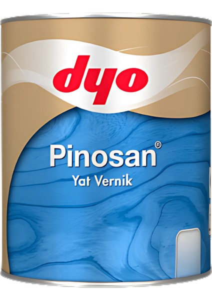Pinosan Yat Verniği Parlak Şeffaf 0,75L - 2,5l | Ahşap Yüzeyler Için Suya ve Neme Dayanıklı Şeffaf Vernik