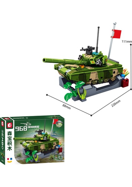 Type 96B Ana Muharebe Tankı Yapı Bloğu Seti 228 Parça indirimleri