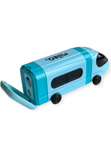 Mileo Hızlı Tren Şeklinde Çift Bıçaklı Silgili Kalemtraş, Pastel Renkler modelleri