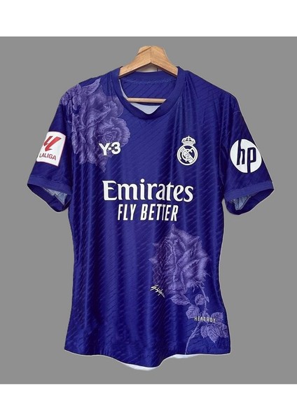 Vinicius Jr. 2023-24 Sezon Real Madrid Mor Güllü Özel Tasarımlı Yetişkin Forması fiyatları