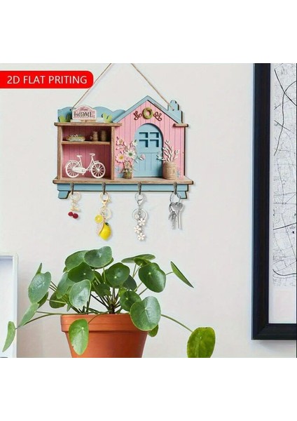 Klasik D Düz - [2d Düz] Şık 2d Düz Baskılı Ahşap Anahtar Tutucu modelleri