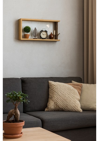 Woody Serisi Duvar Rafı, Ahşap Duvar Rafı, Dekoratif Duvar Rafı, Minimal Duvar Rafı