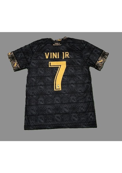 R.e.a.l M.a.d.r.i.d 2023-24 Sezon V,i,n,i, Jr. Özel Konsept Forması (Black)