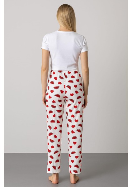 Kadın Desenli Milan Tek Alt Beyaz fiyatları