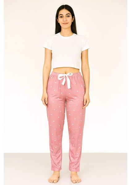 Kadın Kalp Desenli Milan Tek Alt Gül Kurusu fiyatları