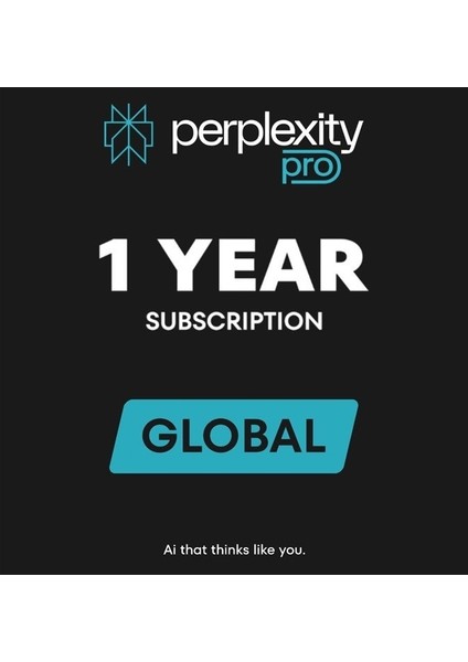 Perplexity Pro - 1 Yıl Abonelik Kodu (Yalnızca Yeni Hesaplar Için)