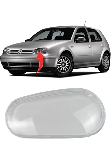 Volkswagen Golf 4 Iv Sol Far Camı (Şöför Tarafı) 1998-2004