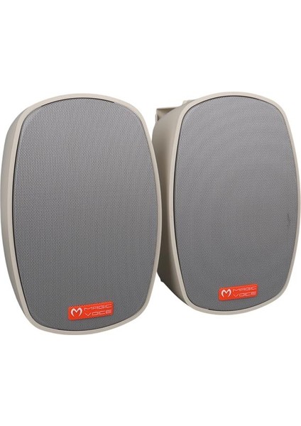 Magicvoice Mv-22 12 cm 40 Watt Komütatörlü Hat Trafolu Krem Beyaz Sütun Hoparlör (2'li Takım) fiyatları