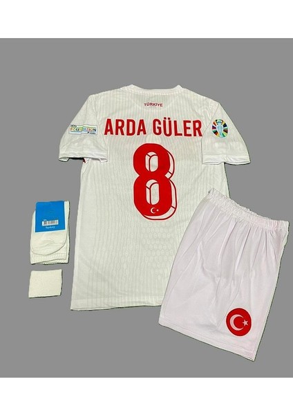 Arda Güler Türkiye Milli Takımı Euro 2024 Iç Saha Taraftar Çocuk Forması 4'lü Set