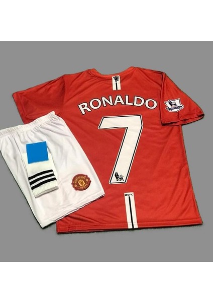 Cristiano Ronaldo 2008 Moskova Finali Manchester/united Çocuk Forması 4'lü Set