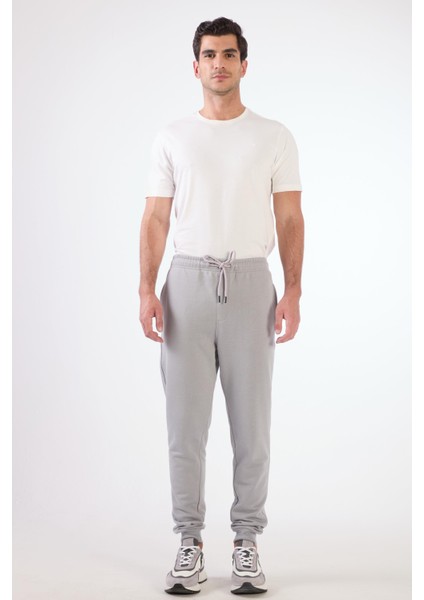 Gri Bağcıklı Erkek Regular Fit Eşofman Altı fiyatları