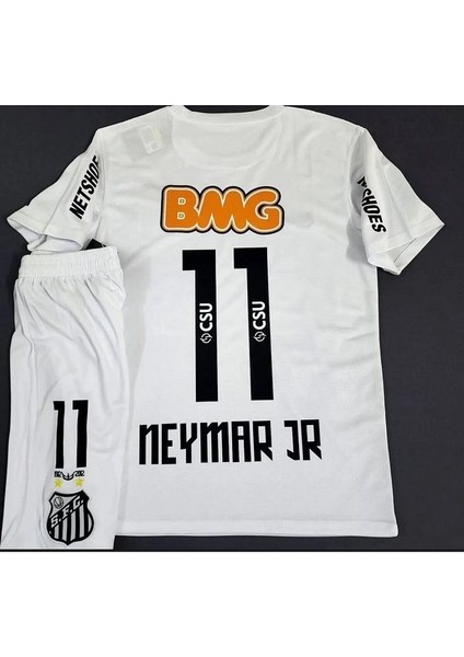 Neymar J.r. 2024-25 Yeni Sezonu Santos Fc Çocuk Forması 4'lü Set