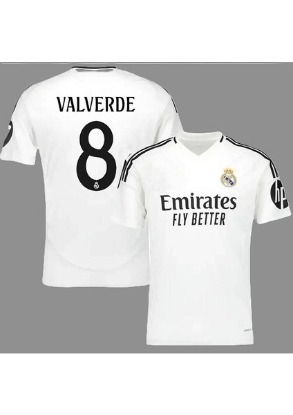 Federico Valverde 2024-25 Yeni Sezonu Real Madrid Yetişkin Iç Saha Forması