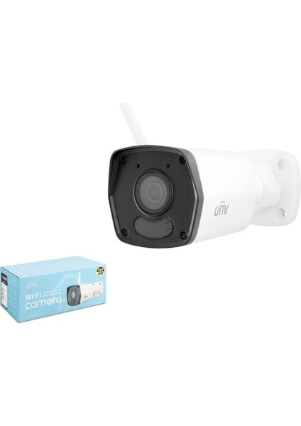 Unv UHO-B1R-M2F3 Wi-Fi Gece Görüşlü Ir Kamera 2mp 2.88MM Sabit Lens Sd Kart Girişli Beyaz