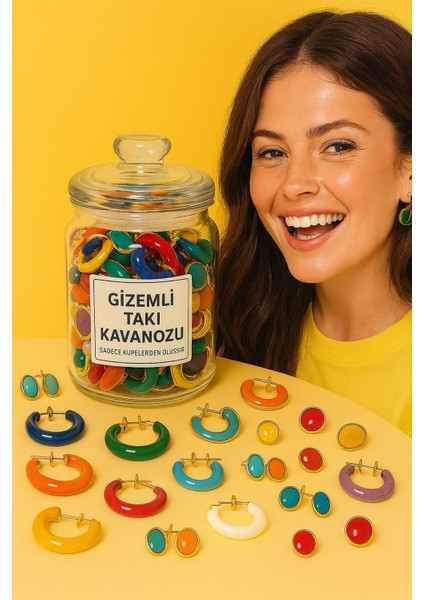 Sürpriz Takı Küpe Kavanozu
