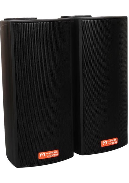 Magicvoice Mv-19 2x7.5 cm 40 Watt Komütatörlü Hat Trafolu Siyah Sütun Hoparlör (2'li Takım) fiyatları