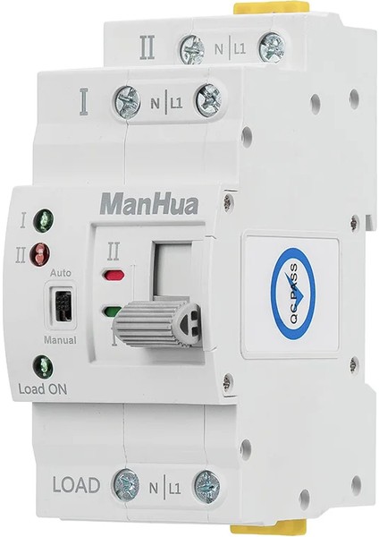 MES1-63NS/2P Ac 220 V 63A 2 Kutuplu Çift Güç Otomatik Transfer Anahtarı Elektrik Anahtarı Pc Tipi Anahtar Ev Din Ray