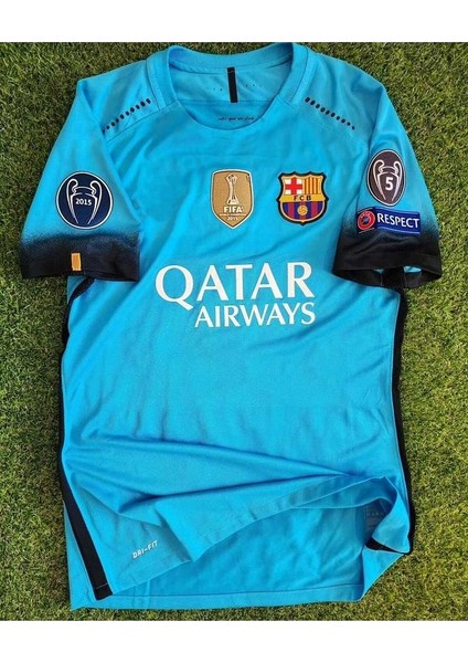 Fc. B.a.r.c.e.l.o.n.a Lionel Messi 2015/16 Sezonu Özel Nostalji Forması (Turkuaz) fiyatları