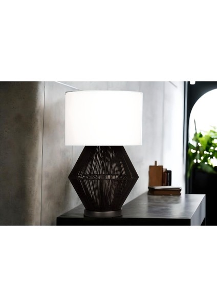 Luna Noir Abajur- Krem Başlık fırsatları