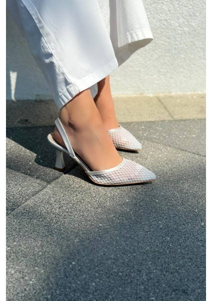 Vasrend Saten File Detaylı Stiletto Gümüş fırsatları