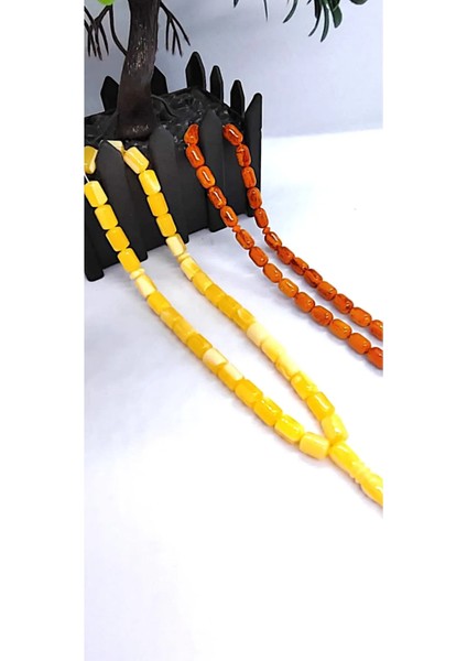 Beyrut Damla Kehribar 2'li Tesbih Seti-Hediyelik Aksesuar Tesbih Seti fırsatları