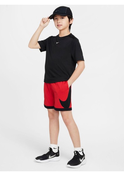 Dri Fıt Multi Swoosh Çoçuk Kırmızı Şort