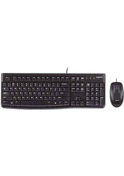 Logitech MK120 USB Q Siyah Kablolu Klavye + Mouse Set fiyatları