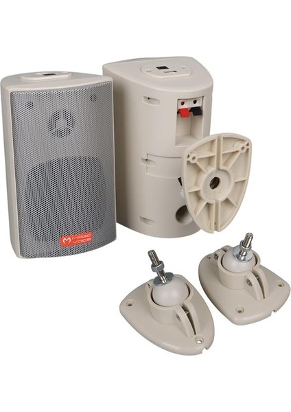 Magicvoice Mv-16 7.5 cm 30 Watt Komütatörlü Hat Trafolu Beyaz Sütun Hoparlör (2'li Takım) modelleri