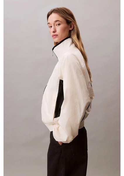 Retro Eşofman Üstü Kadın Bej Ceket LV047C506G-YAS fırsatları