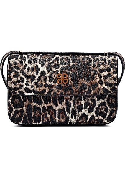 Kadın Leopar Uzun Askılı Desenli Çapraz Çanta 25ABD243526 modelleri