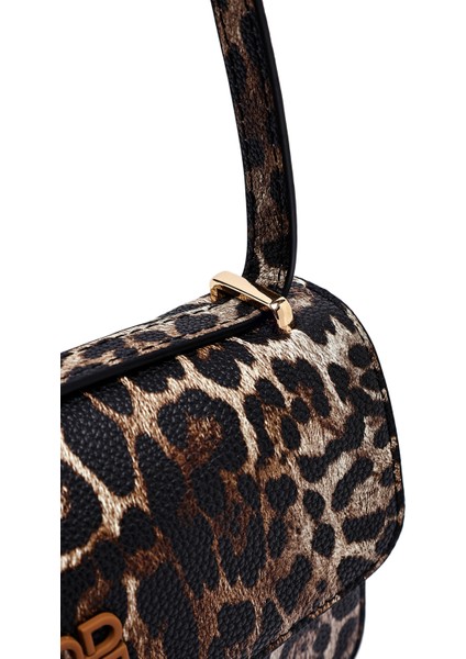 Kadın Leopar Uzun Askılı Desenli Çapraz Çanta 25ABD243526