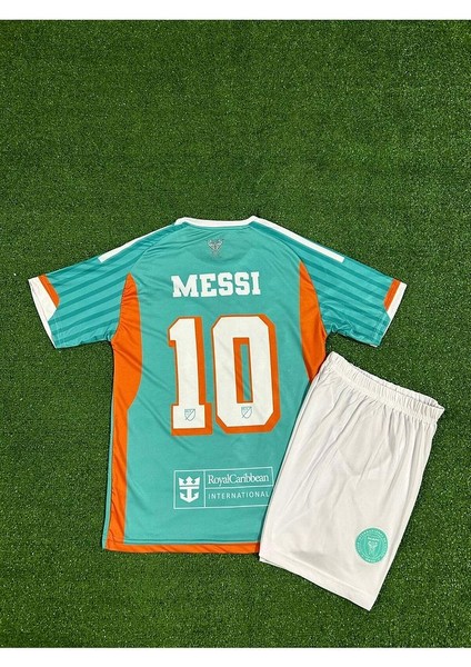Inter Miami 2024/25 Yeni Sezon Lionel Messi Çocuk Forması (Turkuaz) modelleri