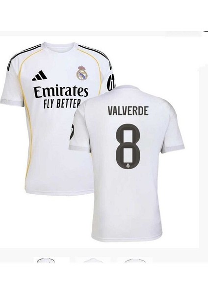 Real Madrid 2025-26 Yeni Sezon Valverde Iç Saha Forması fiyatları