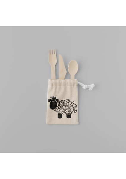 3 Boy Kuzu Baskılı Aksesuar Kesesi fiyatları