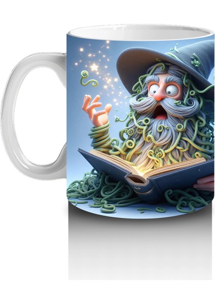 Büyü Kitabı Okuyan Fare Figürlü Tatlı Cadılar Bayramı Baskılı Kupa Bardak fiyatları