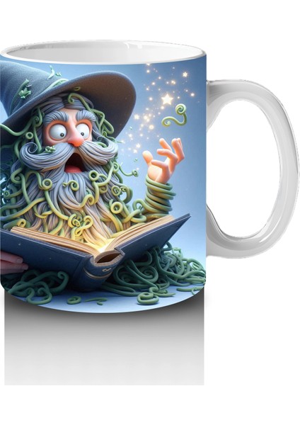 Büyü Kitabı Okuyan Fare Figürlü Tatlı Cadılar Bayramı Baskılı Kupa Bardak fırsatları