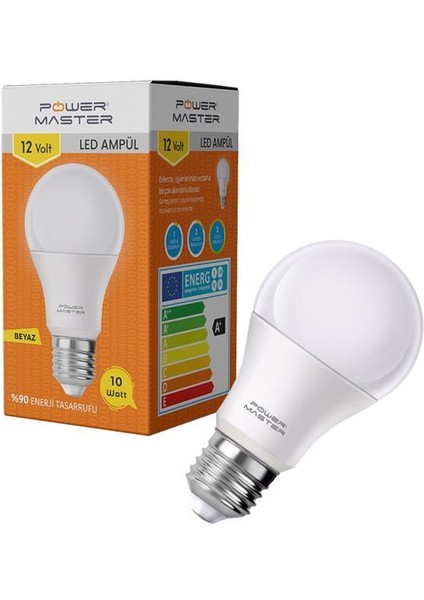 Powermaster Pmled-12 10 Watt 12 Volt 6500K LED Ampul fiyatları