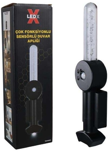 Ledx YD-24060 Mıktanıslı Rgb Renkli USB Şarjlı 800 Mah 3 Kademeli Işıklı Sensörlü Duvar Aplik fırsatları