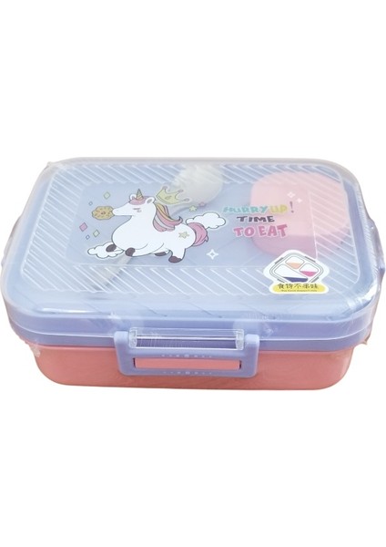 -Laxson Beslenme Kabı Çelik Ithal Hurry Pembe Mor 97143
