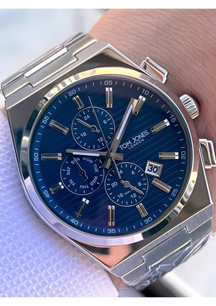 3 Atm Suya Dayanıklı Çelik Kordon (Kararmaz Renk Atmaz) Erkek Kol Saati VS.BLKT.0562