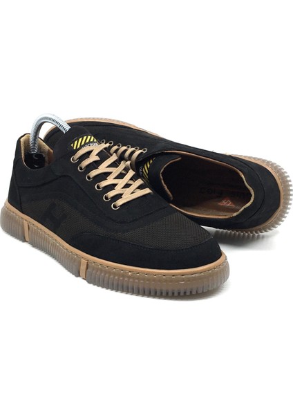 %100 Hakiki Deri Rahat Erkek Günlük Şeffaf Jel Taban El Yapımı Yazlık Spor Ayakkabı 40-44